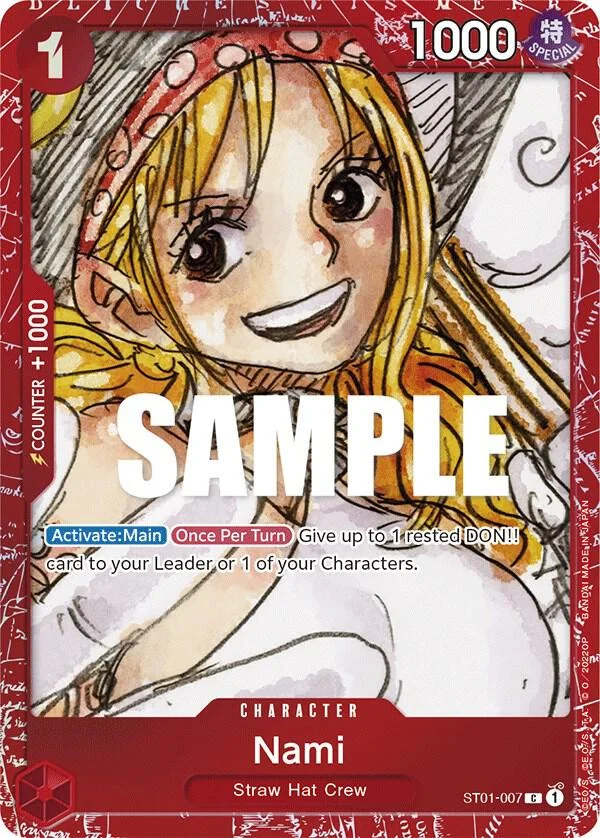 Nami, One Piece Promotion Cards ST01-007