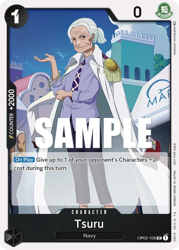 Tsuru, One Piece Promotion Cards OP02-106