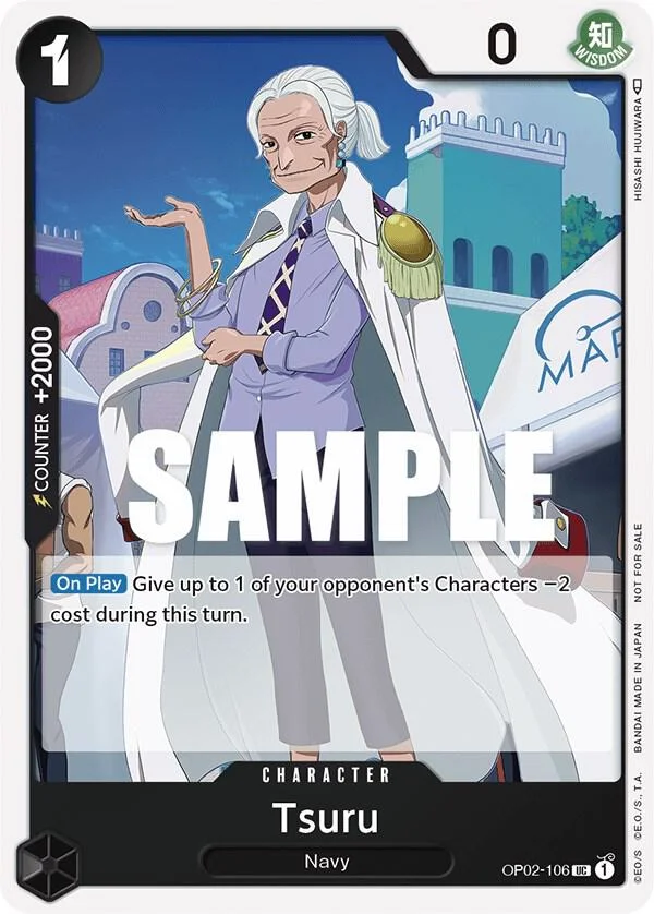 Tsuru, One Piece Promotion Cards OP02-106