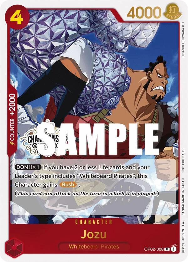 Jozu, One Piece Promotion Cards OP02-008