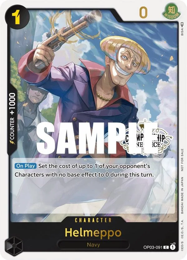Helmeppo, One Piece Promotion Cards OP03-091