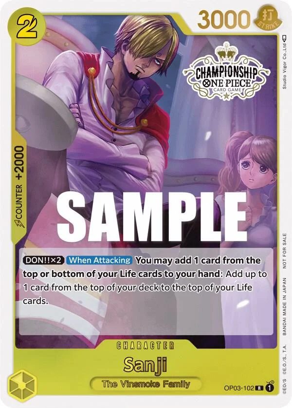 Sanji, One Piece Promotion Cards OP03-102