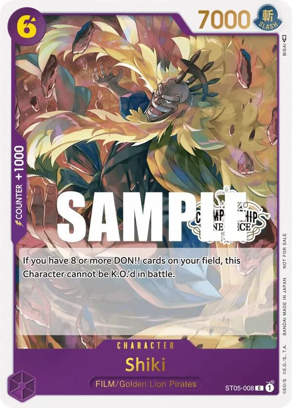 Shiki, One Piece Promotion Cards ST05-008