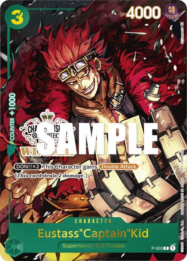 Eustass"Captain"Kid, One Piece Promotion Cards P-003