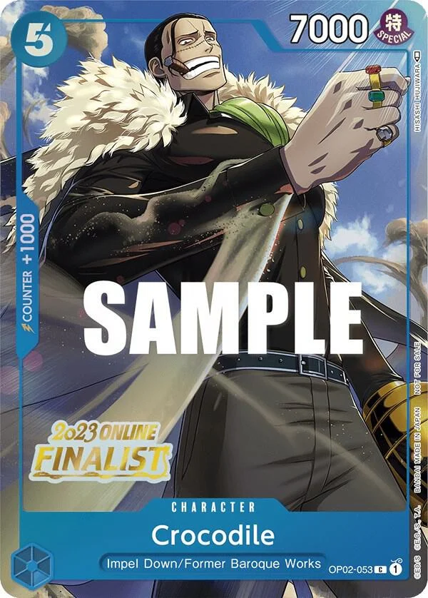 Crocodile, One Piece Promotion Cards OP02-053
