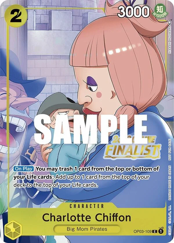 Charlotte Chiffon, One Piece Promotion Cards OP03-109