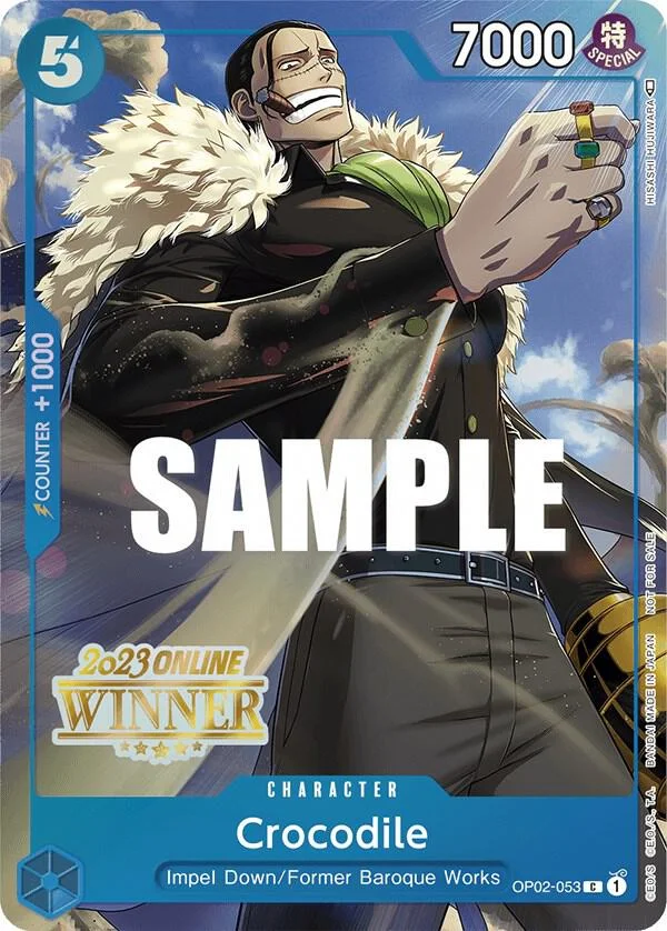 Crocodile, One Piece Promotion Cards OP02-053