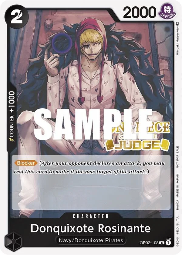 Donquixote Rosinante, One Piece Promotion Cards OP02-108