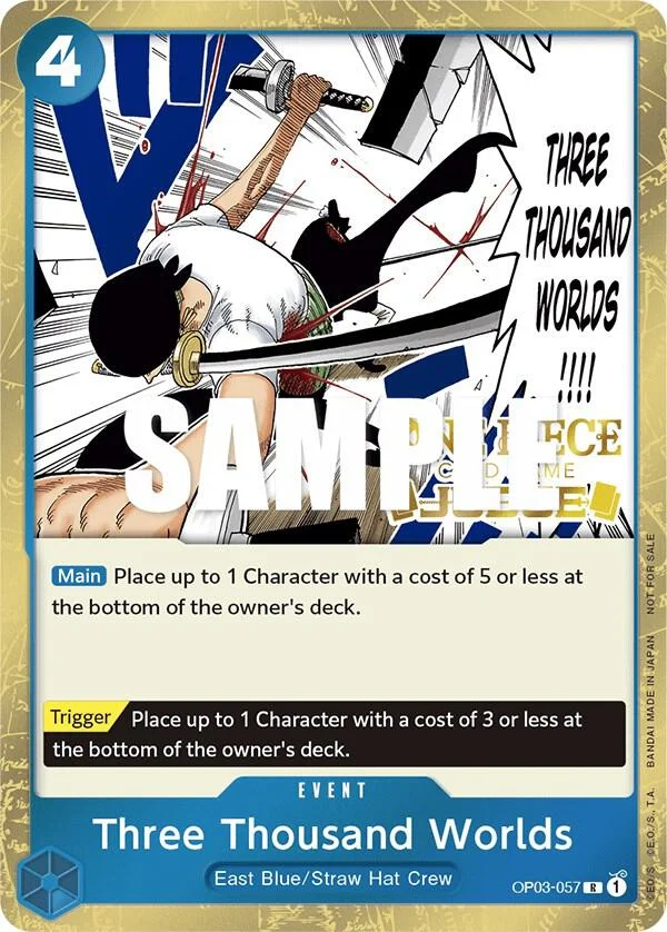 Three Thousand Worlds, One Piece Promotion Cards OP03-057