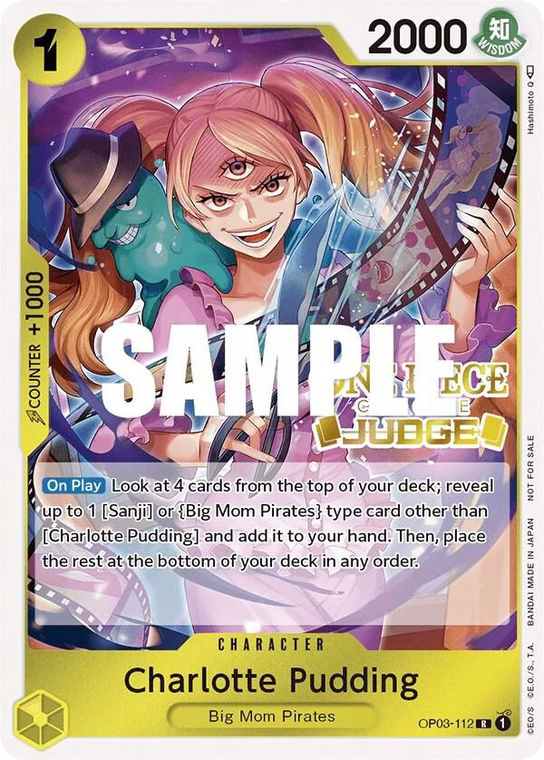 Charlotte Pudding, One Piece Promotion Cards OP03-112