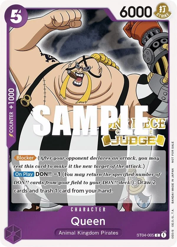 Queen, One Piece Promotion Cards ST04-005
