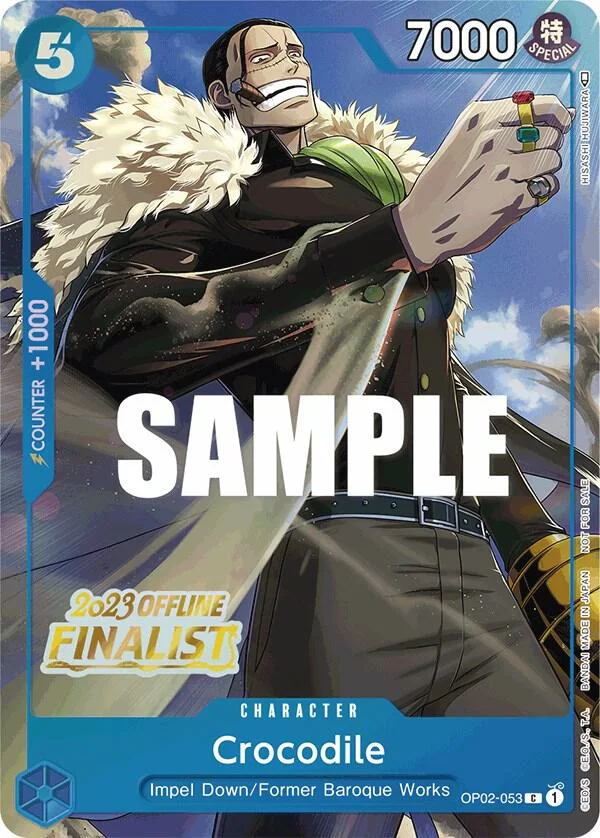 Crocodile, One Piece Promotion Cards OP02-053
