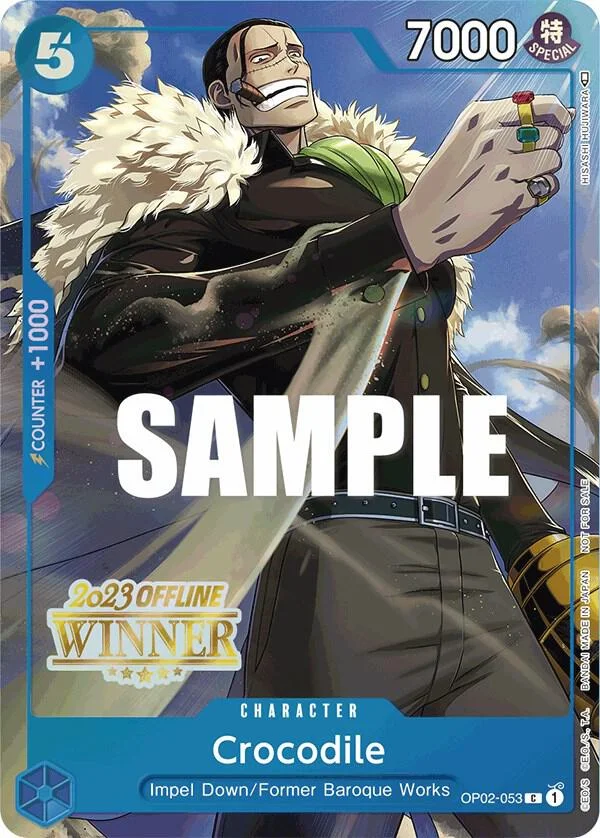 Crocodile, One Piece Promotion Cards OP02-053