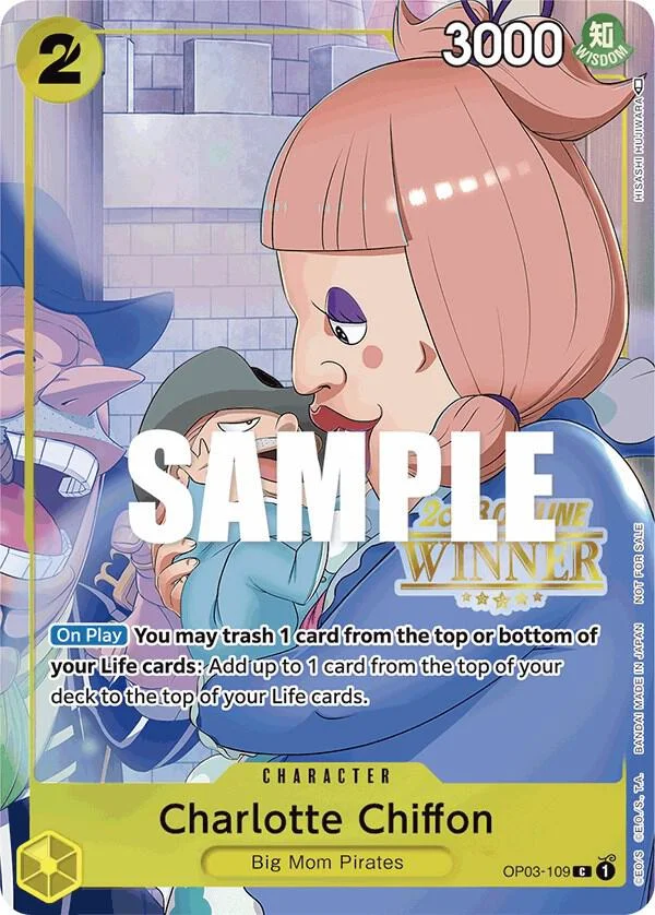 Charlotte Chiffon, One Piece Promotion Cards OP03-109