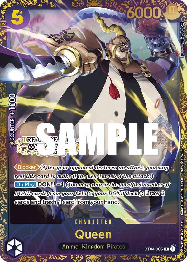 Queen, One Piece Promotion Cards ST04-005