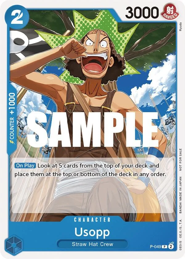 Usopp, One Piece Promotion Cards P-049