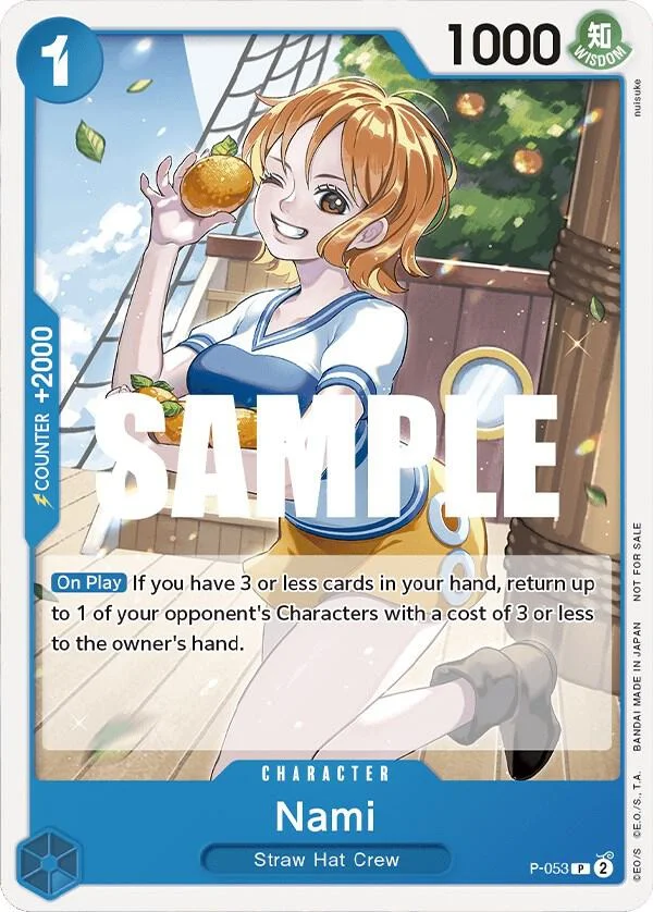 Nami, One Piece Promotion Cards P-053