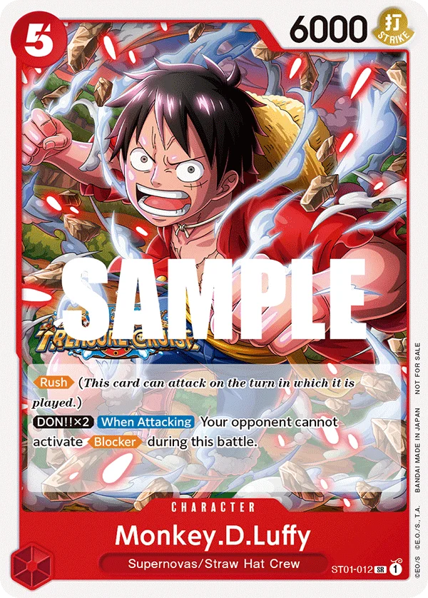Monkey.D.Luffy, One Piece Promotion Cards ST01-012