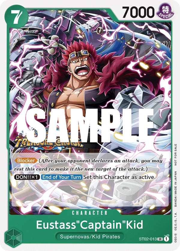 Eustass"Captain"Kid, One Piece Promotion Cards ST02-013