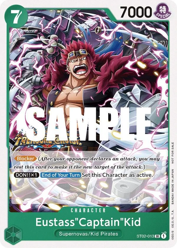 Eustass"Captain"Kid, One Piece Promotion Cards ST02-013