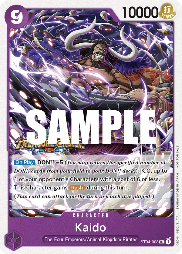 Kaido, One Piece Promotion Cards ST04-003