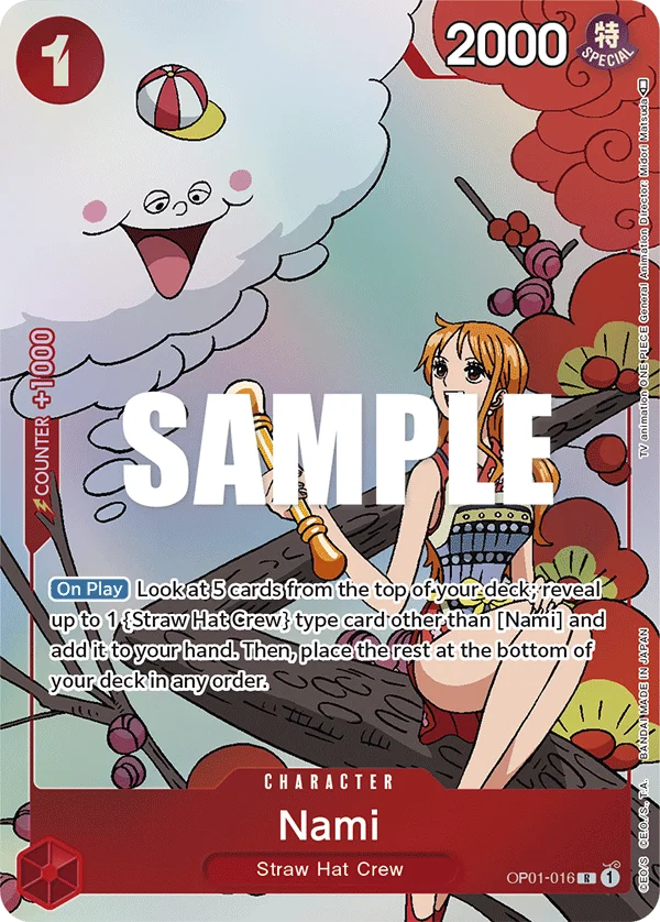 Nami, One Piece Promotion Cards OP01-016