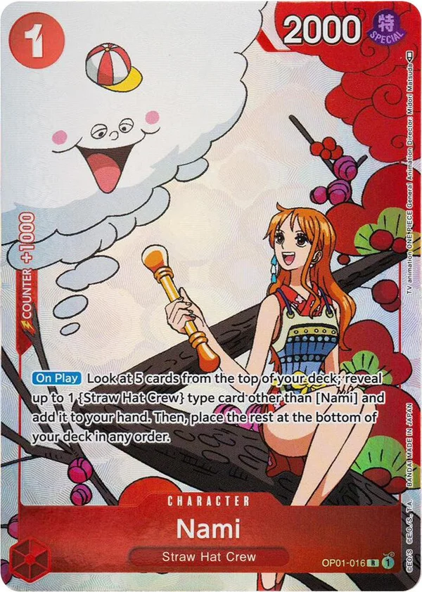 Nami, One Piece Promotion Cards OP01-016
