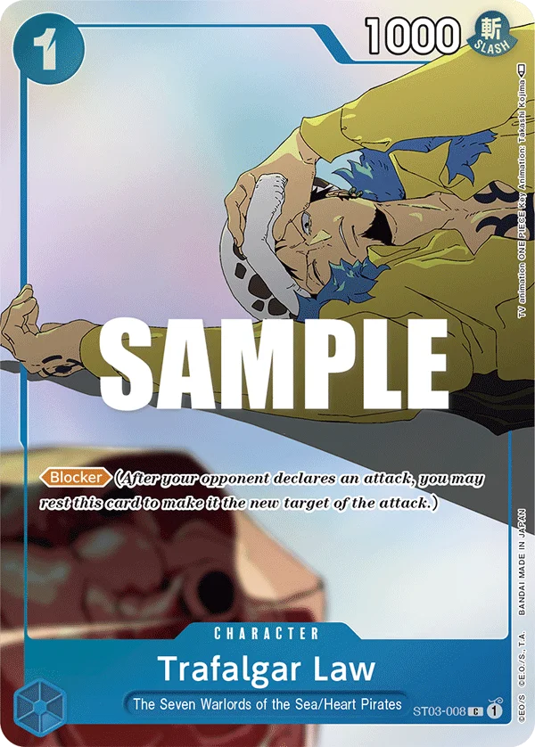 Trafalgar Law, One Piece Promotion Cards ST03-008