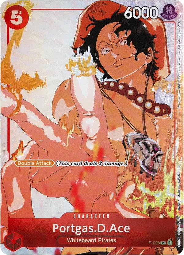 Portgas.D.Ace, One Piece Promotion Cards P-028