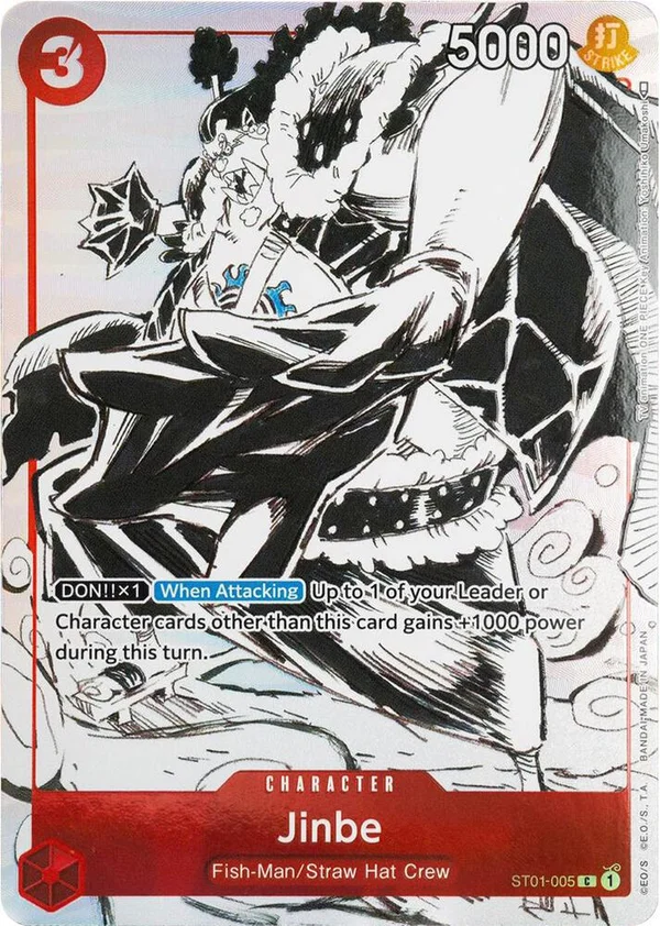 Jinbe, One Piece Promotion Cards ST01-005