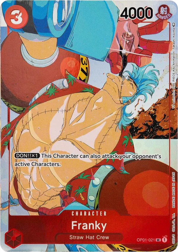 Franky, One Piece Promotion Cards OP01-021
