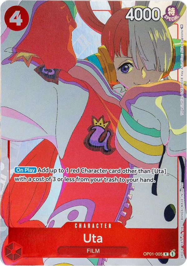 Uta, One Piece Promotion Cards OP01-005