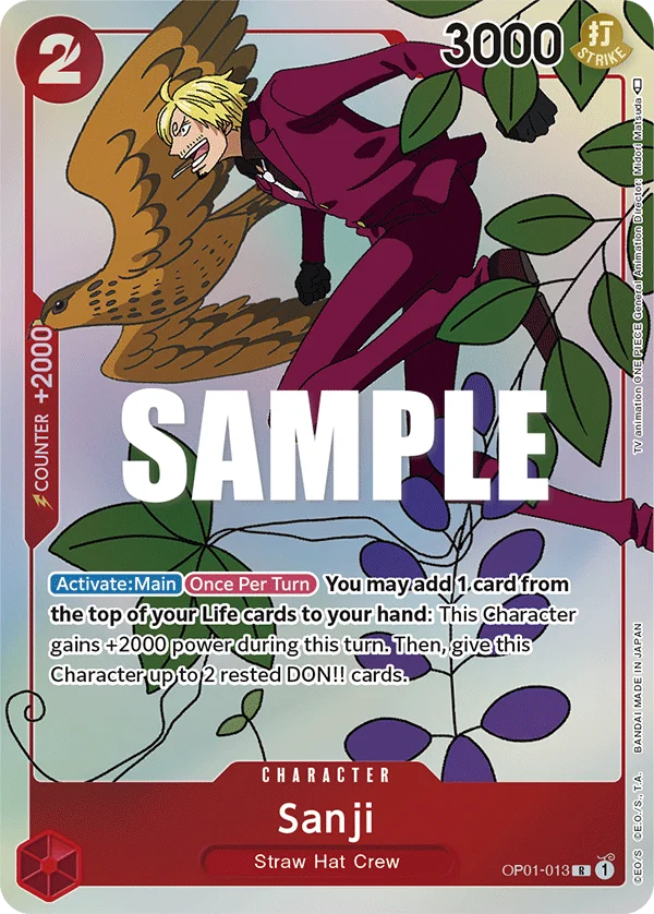 Sanji, One Piece Promotion Cards OP01-013