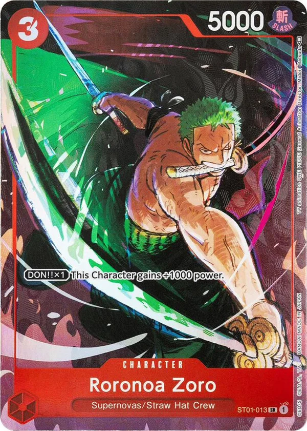 Roronoa Zoro, One Piece Promotion Cards ST01-013