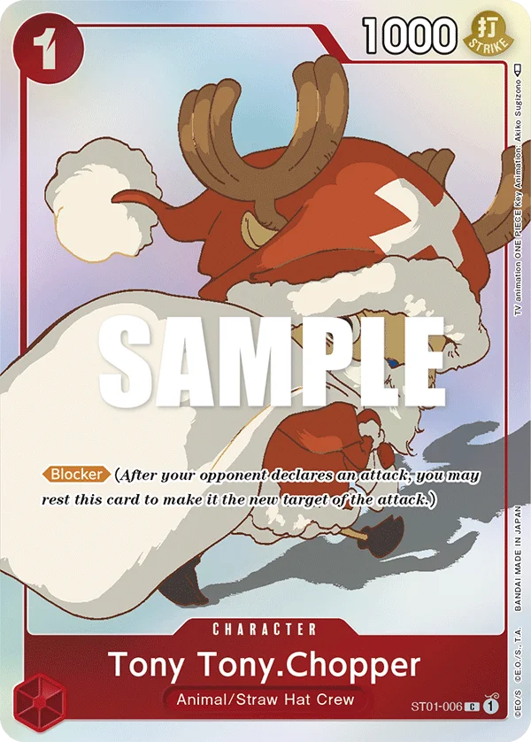 Tony Tony.Chopper, One Piece Promotion Cards ST01-006