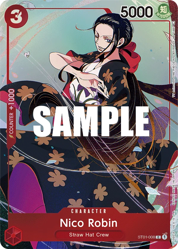 Nico Robin, One Piece Promotion Cards ST01-008