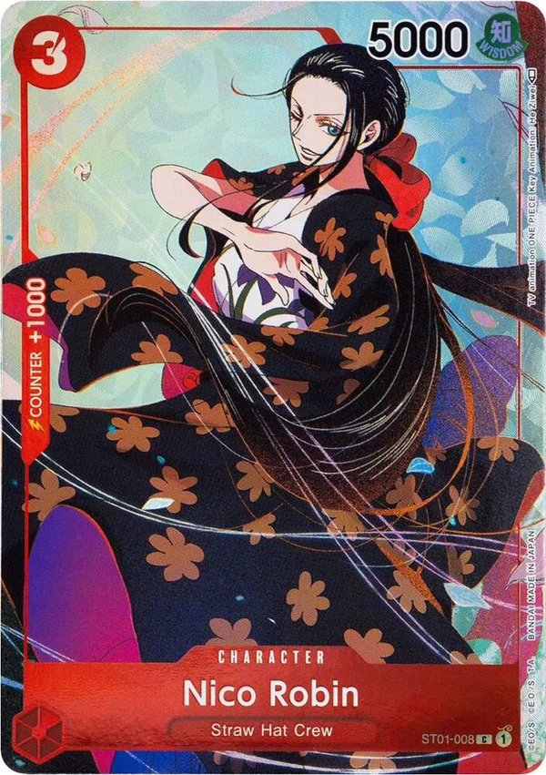 Nico Robin, One Piece Promotion Cards ST01-008