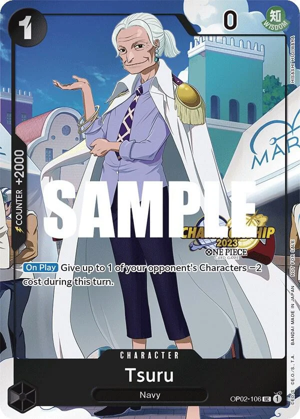Tsuru, One Piece Promotion Cards OP02-106