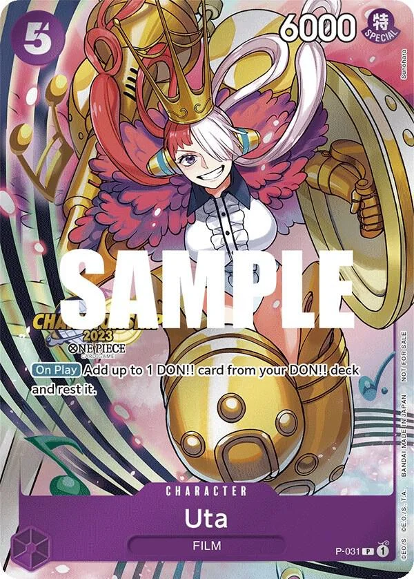 Uta, One Piece Promotion Cards P-031