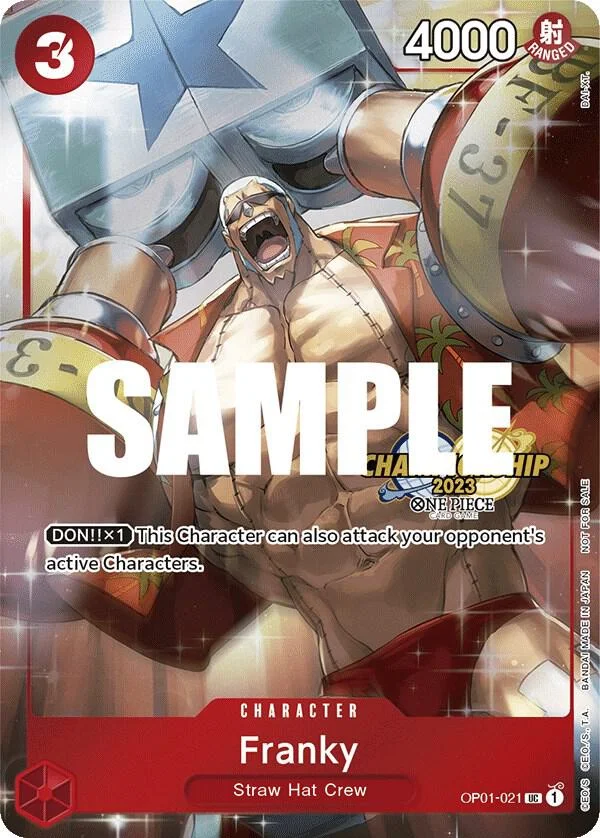 Franky, One Piece Promotion Cards OP01-021