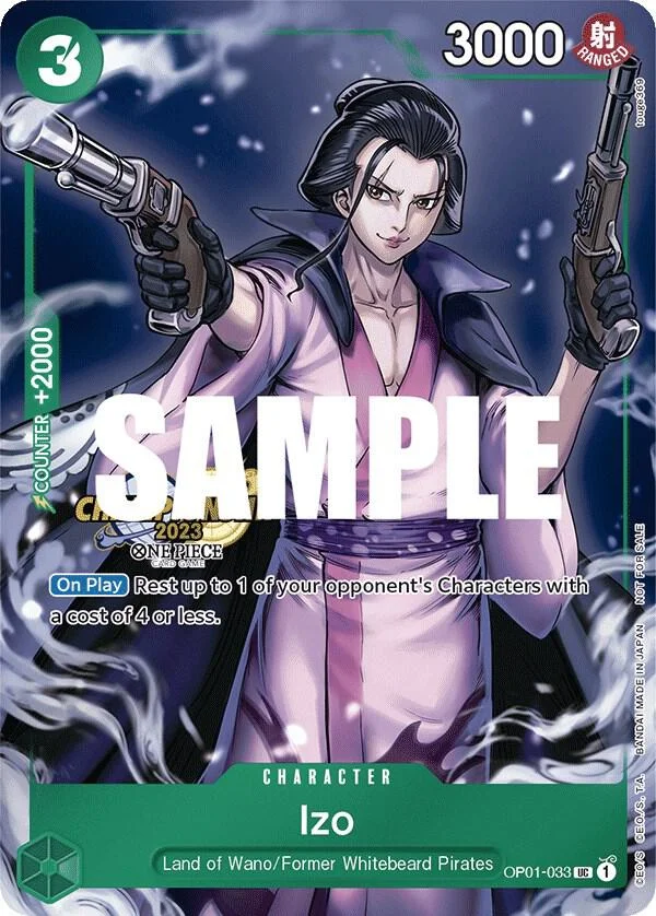 Izo, One Piece Promotion Cards OP01-033