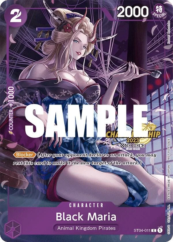 Black Maria, One Piece Promotion Cards ST04-011