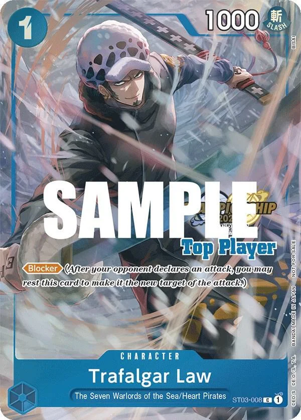 Trafalgar Law, One Piece Promotion Cards ST03-008