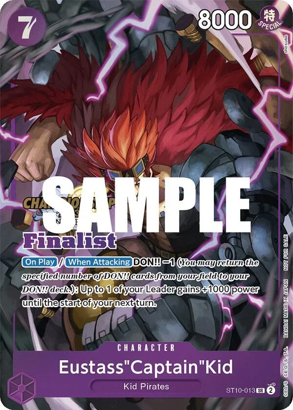 Eustass"Captain"Kid, One Piece Promotion Cards ST10-013
