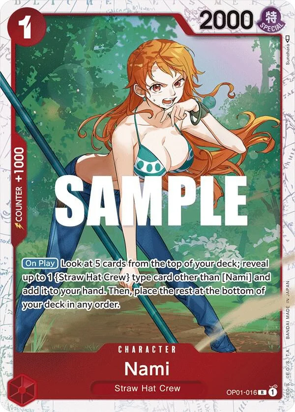 Nami, One Piece Promotion Cards OP01-016