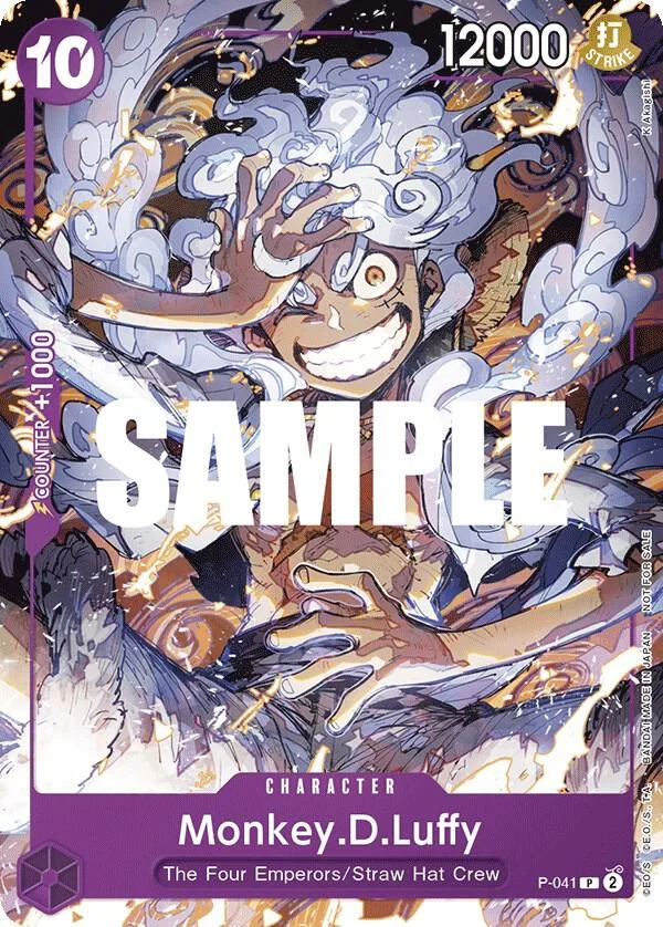 Monkey.D.Luffy, One Piece Promotion Cards P-041