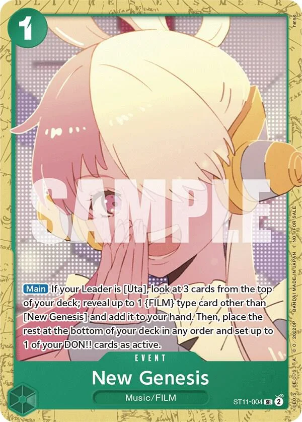 New Genesis, One Piece Promotion Cards ST11-004