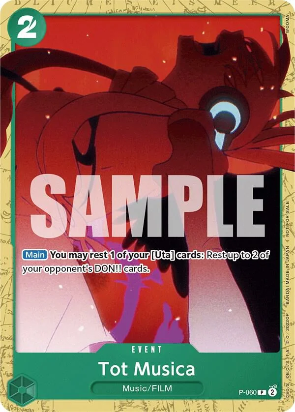 Tot Musica, One Piece Promotion Cards P-060