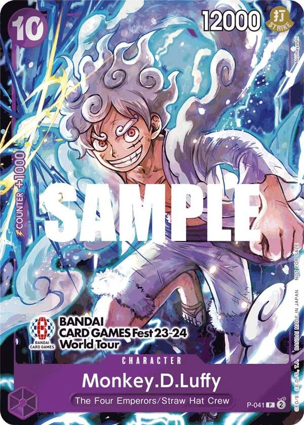 Monkey.D.Luffy, One Piece Promotion Cards P-041