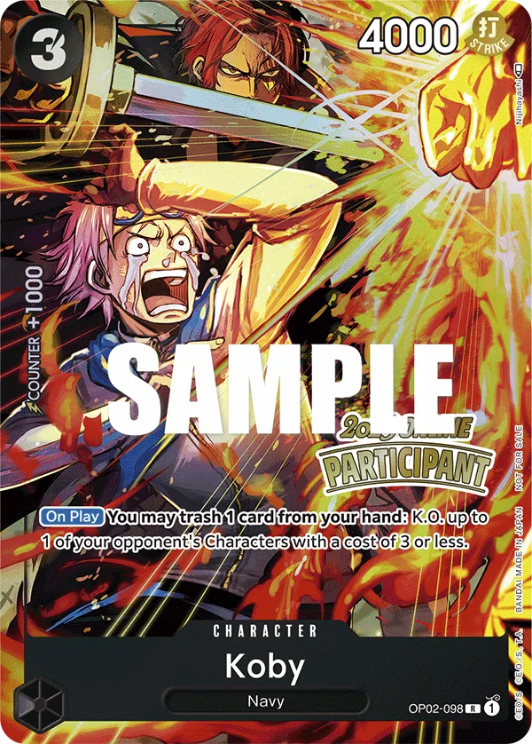 Koby, One Piece Promotion Cards OP02-098